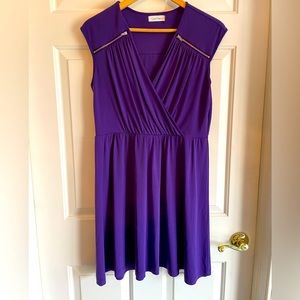 Calvin Klein Purple Dress. Size 8.